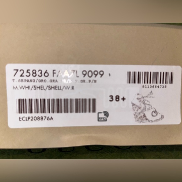 BNWT!!! Gucci Wedge Canvas Pretty in Pink Tie Wrap Up Sandals - Picture 9 of 9